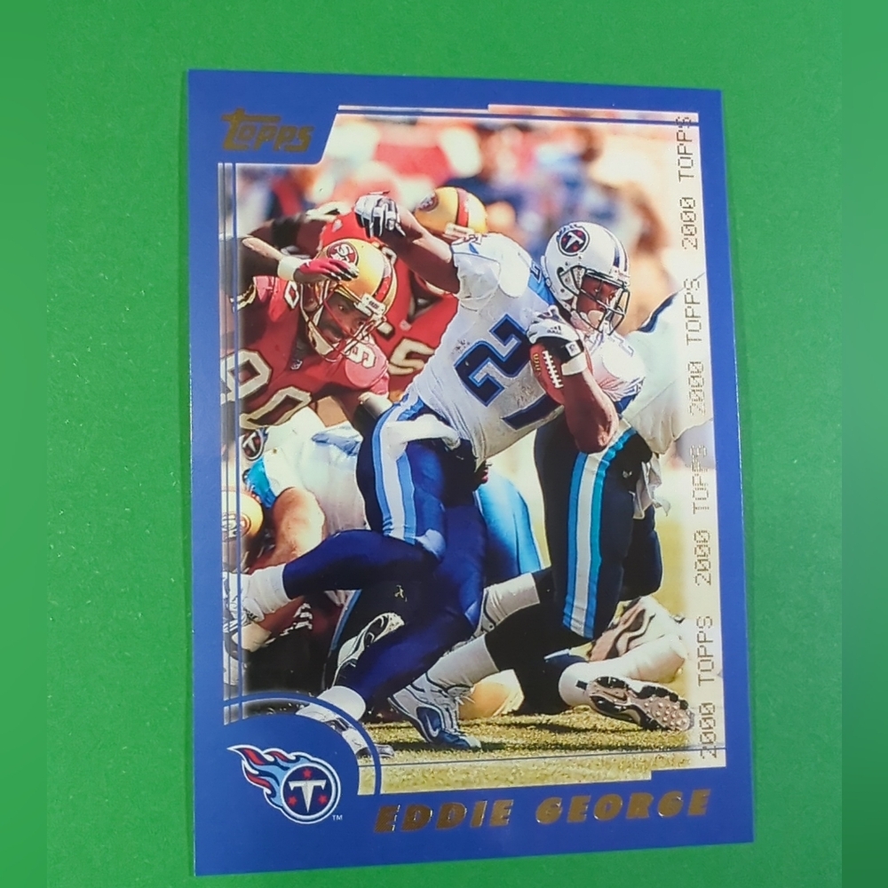2000 Topps Jumbos Eddie George #6 of 8 Tennessee Titans